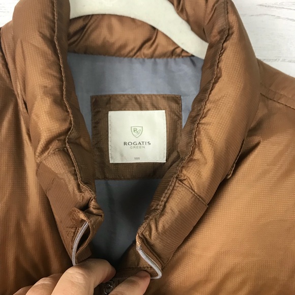 ROGATIS GREEN MEN’S DOWN JACKET - Picture 2 of 4